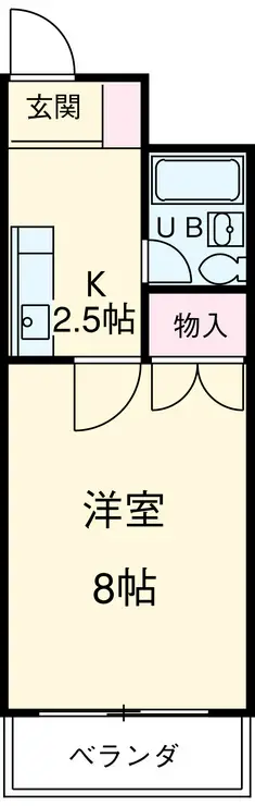 フォーブル・ユウ 1階階 間取り