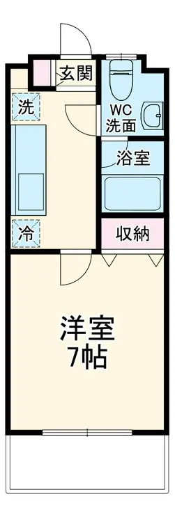 第5ベルビュー 2階階 間取り