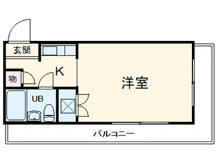 青葉台FINESQUARE(ワンルーム/3階)の間取り写真