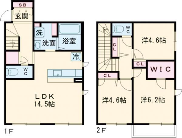 NAVI等々力Ⅰ(3LDK/1階)の間取り写真