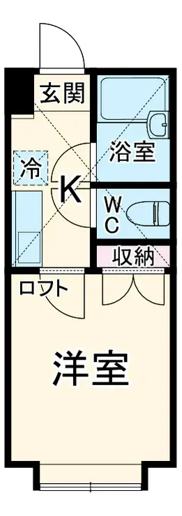 リヴェールユウナミ 1階階 間取り