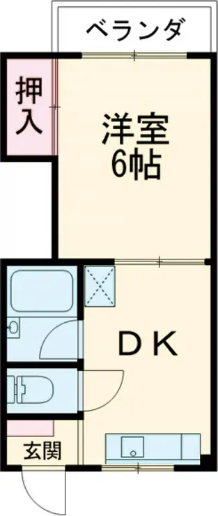 ハイツフォーレスト 3階階 間取り