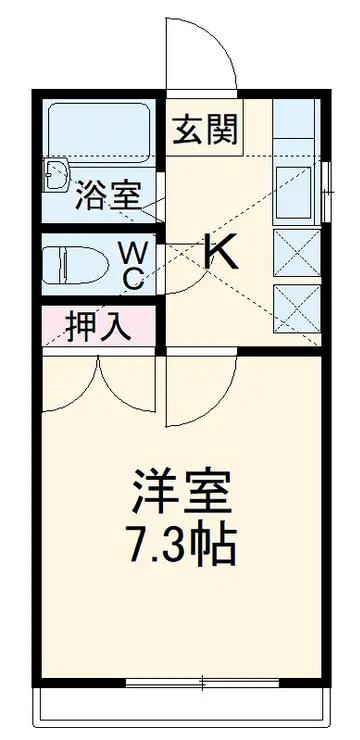 メゾンシンワ 2階階 間取り