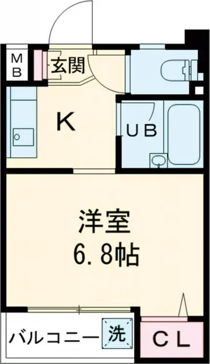 アヴェニール高井戸 2階階 間取り