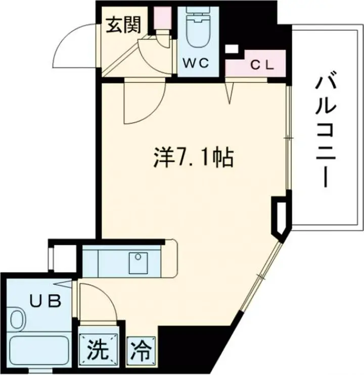 菱和パレス笹塚 2階階 間取り
