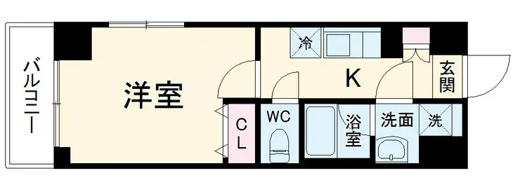 ステージグランデ生田駅前 3階階 間取り