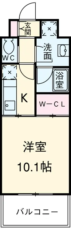 ロイヤルパーク多摩川2番館 4階階 間取り