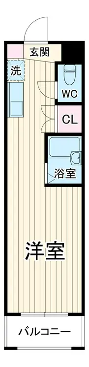 熊谷朝日第三ハイツ 5階階 間取り