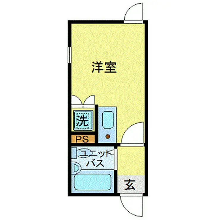 ゼネラルハイツ北千住 1階階 間取り