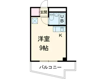 サンライズ宮坂(ワンルーム/2階)の間取り写真