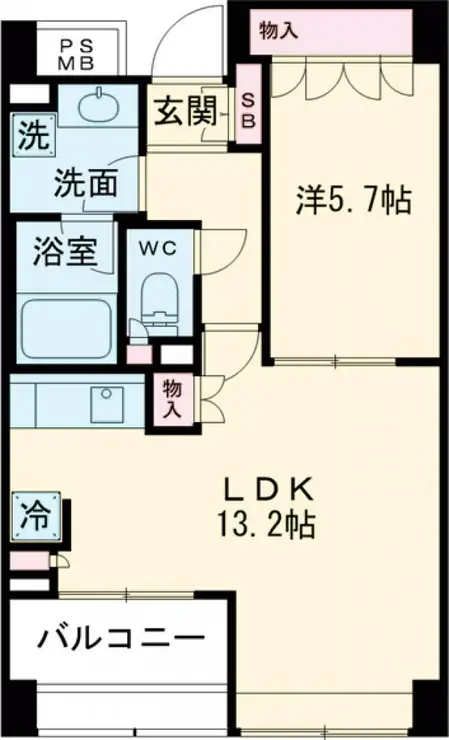 エーデル練馬 3階階 間取り