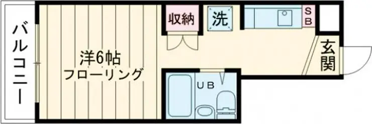 エクセル代田橋 2階階 間取り