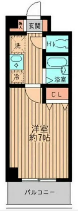 ルミエール巣鴨 6階階 間取り