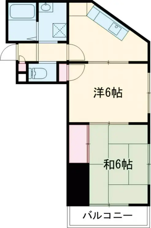 メゾン由紀 2階階 間取り