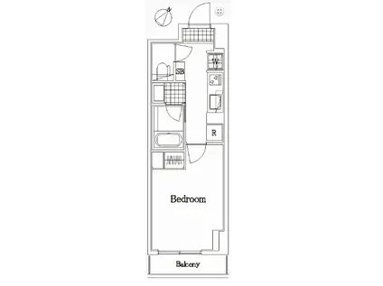 ザ・レジデンス・オブ・トーキョーC18(1K/3階)の間取り写真