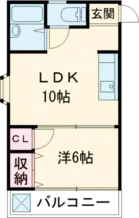 カーサ栄 2階階 間取り