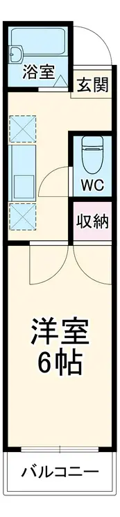 ルシアン多摩 1階階 間取り