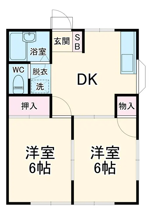 リッキーハイツ 1階階 間取り