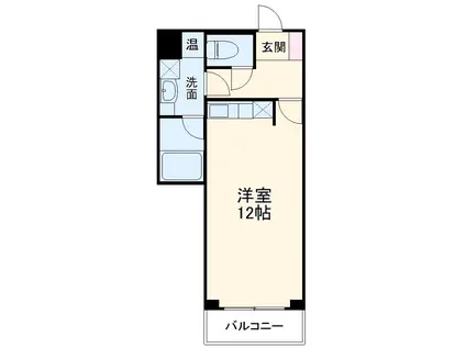 LEGGERO 2(ワンルーム/3階)の間取り写真