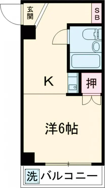 グランパレ北千住 2階階 間取り