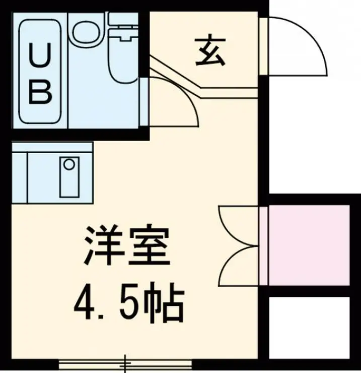 ハイツ上の台 2階階 間取り