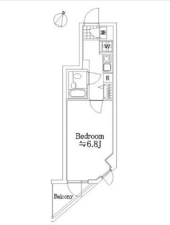 プレール・ドゥーク笹塚 5階階 間取り