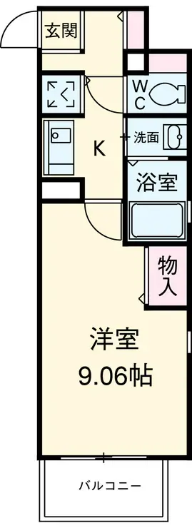 アレグレット千住宿 5階階 間取り