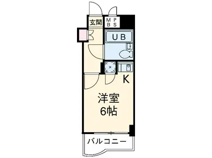 ライオンズマンション中村橋第3(1K/3階)の間取り写真