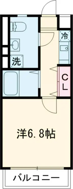 シャトレ明大前 3階階 間取り