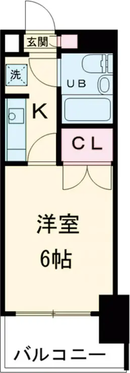 マイルストン東久留米 7階階 間取り