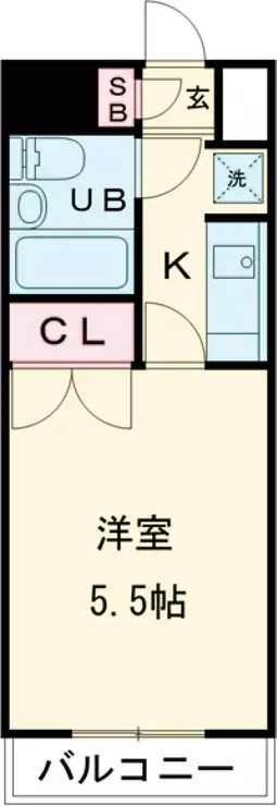 マイルストン東久留米 8階階 間取り