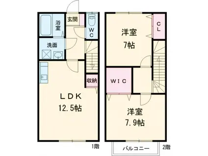 パークハウス大泉(2LDK)の間取り写真