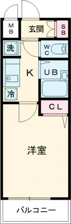 OLIO北千束 3階階 間取り