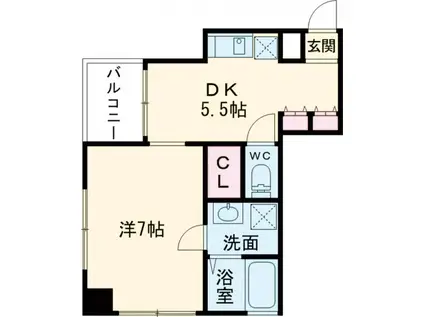 文京ツインタワー(1K/9階)の間取り写真