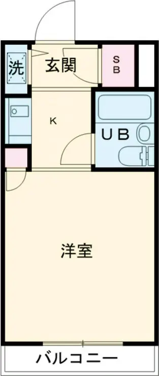 グリーンプラザ北綾瀬 2階階 間取り