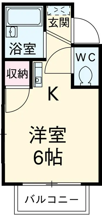 メゾンZ 1階階 間取り