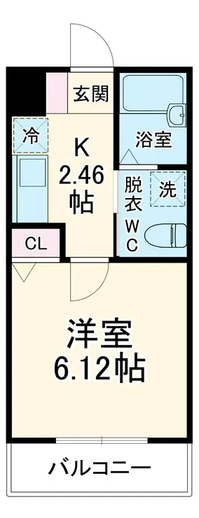 フォセット 1階階 間取り