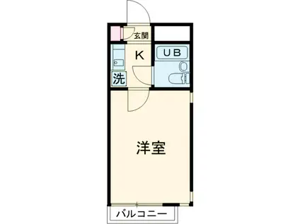 メゾン桜台(1K/2階)の間取り写真