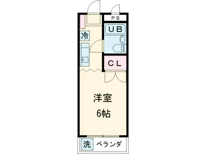 アシッド・ハウス(1K/1階)の間取り写真