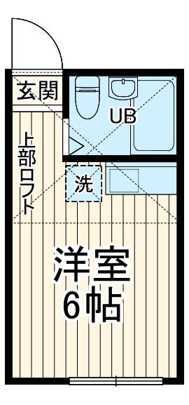 ネオステーションプラザ屏風浦(ワンルーム/1階)の間取り写真
