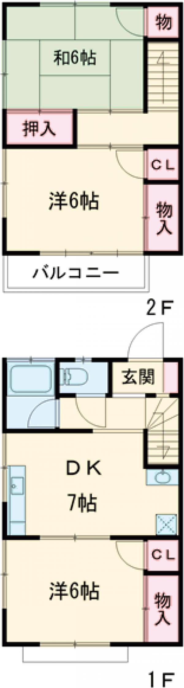 グリーンスクエア(3DK)の間取り写真