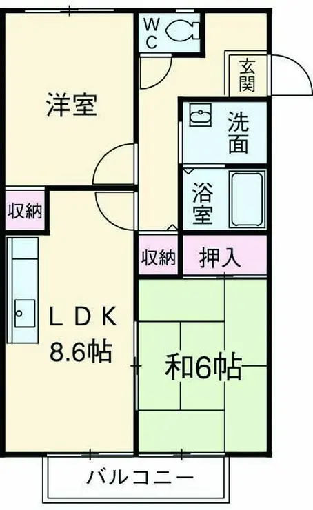 ベルシェ31 1階階 間取り