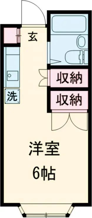 コーポサラス 1階階 間取り