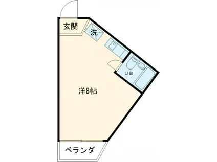 まちだ・どぅ12番館(ワンルーム/4階)の間取り写真