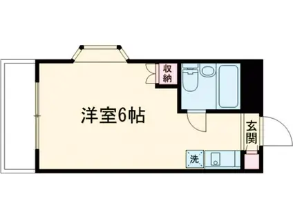 パークアベニュー小金井Ⅱ(ワンルーム/3階)の間取り写真