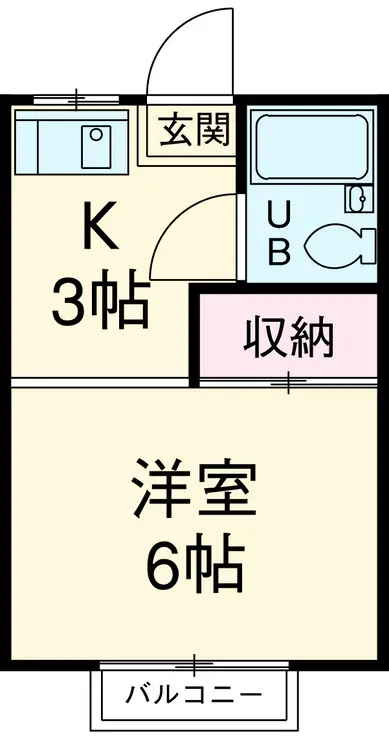 コーポエルム 2階階 間取り