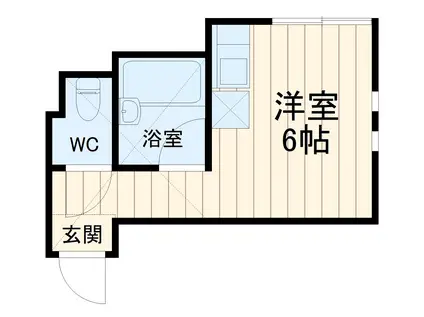 ユナイト富士見ベル・エポック(ワンルーム/2階)の間取り写真