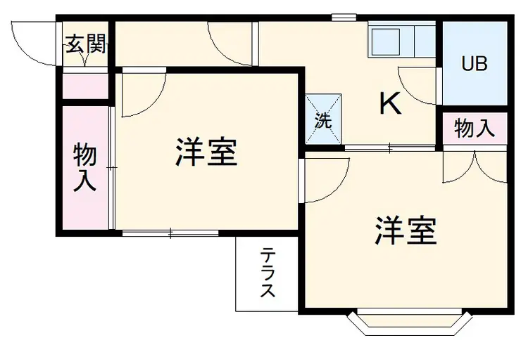 RARA京急大津 2階階 間取り