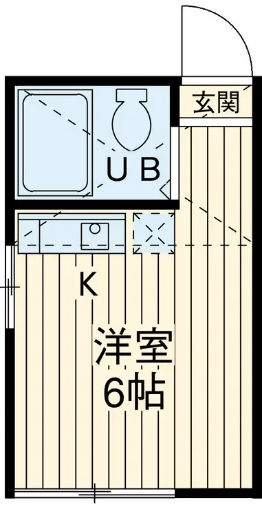ユナイト衣笠マドレーヌの瞳 2階階 間取り