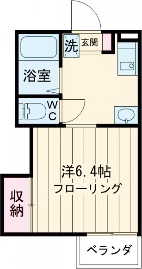 プチメゾンAZUMA(1K/1階)の間取り写真